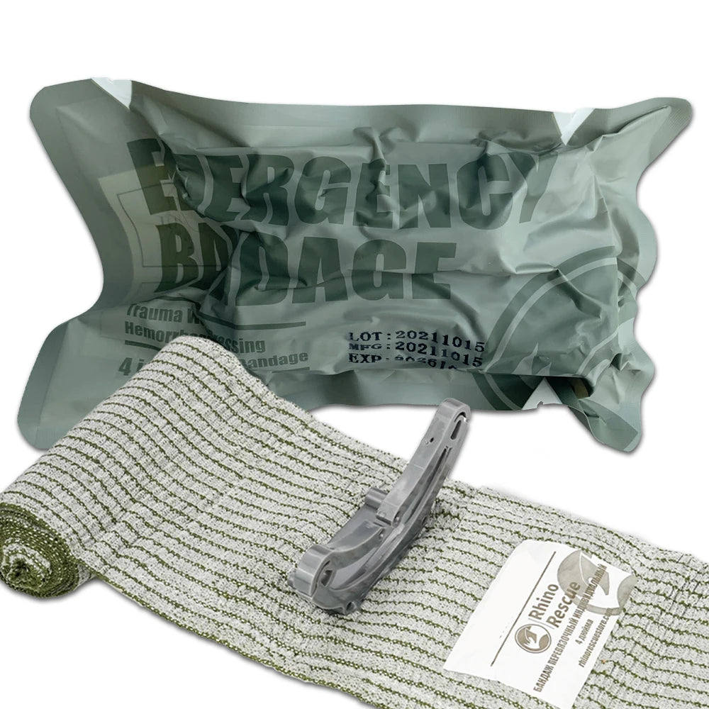 4/6 inch israeli style emergency bandage trauma wound dressing 2/5 count - product image