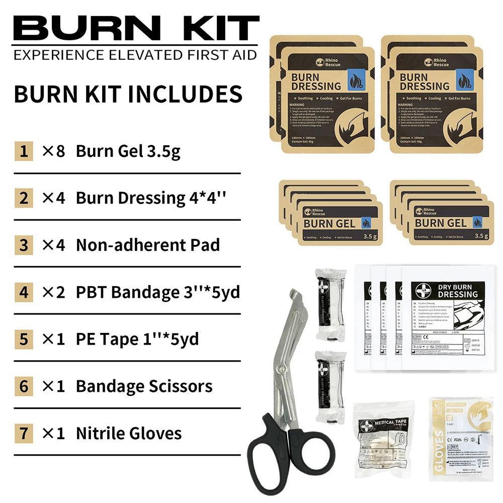 Burn care kit burn dressings gel packets cooling cream 1pcs - product image