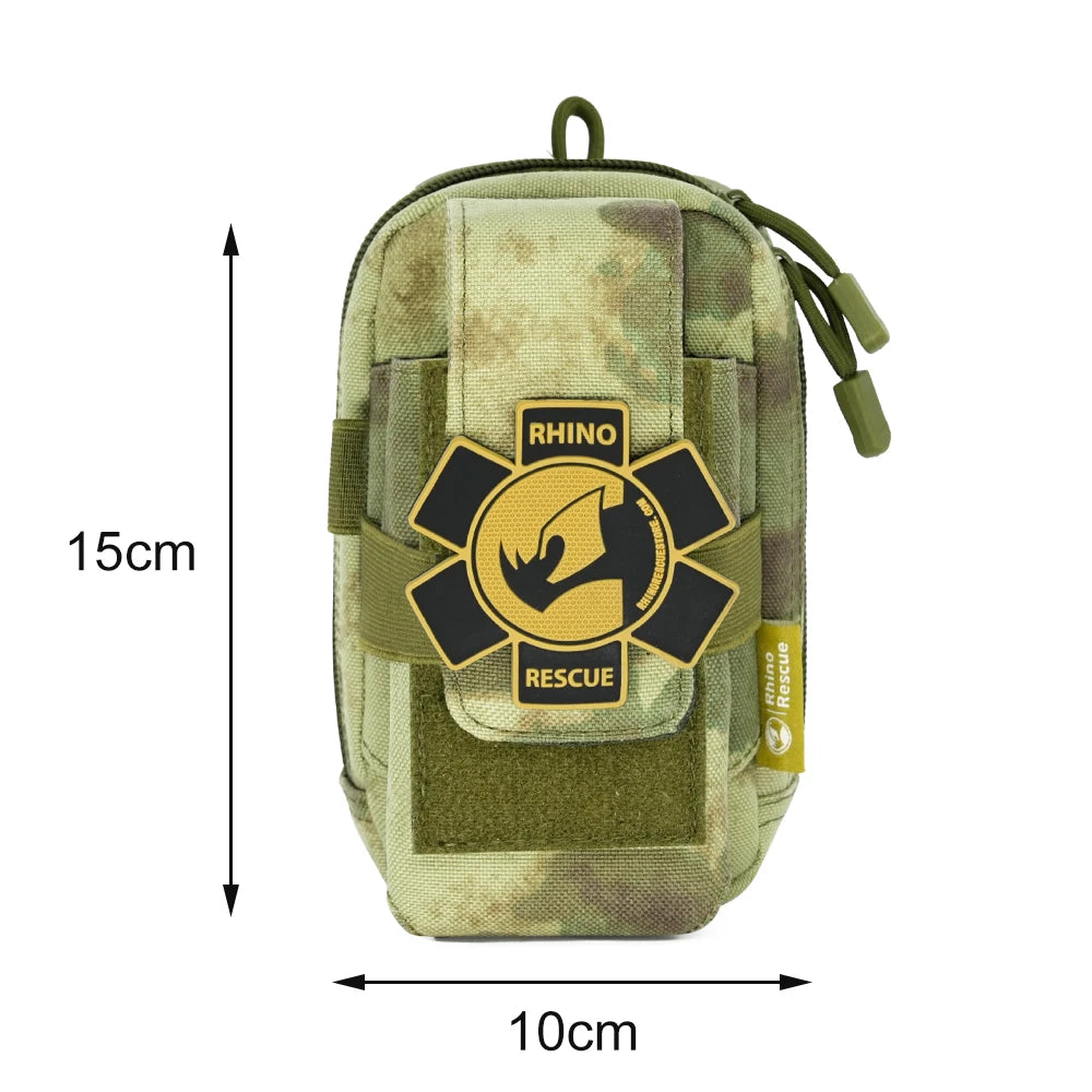 Edc first aid kit tactical pouch nylon tourniquets bandage survival black - product image