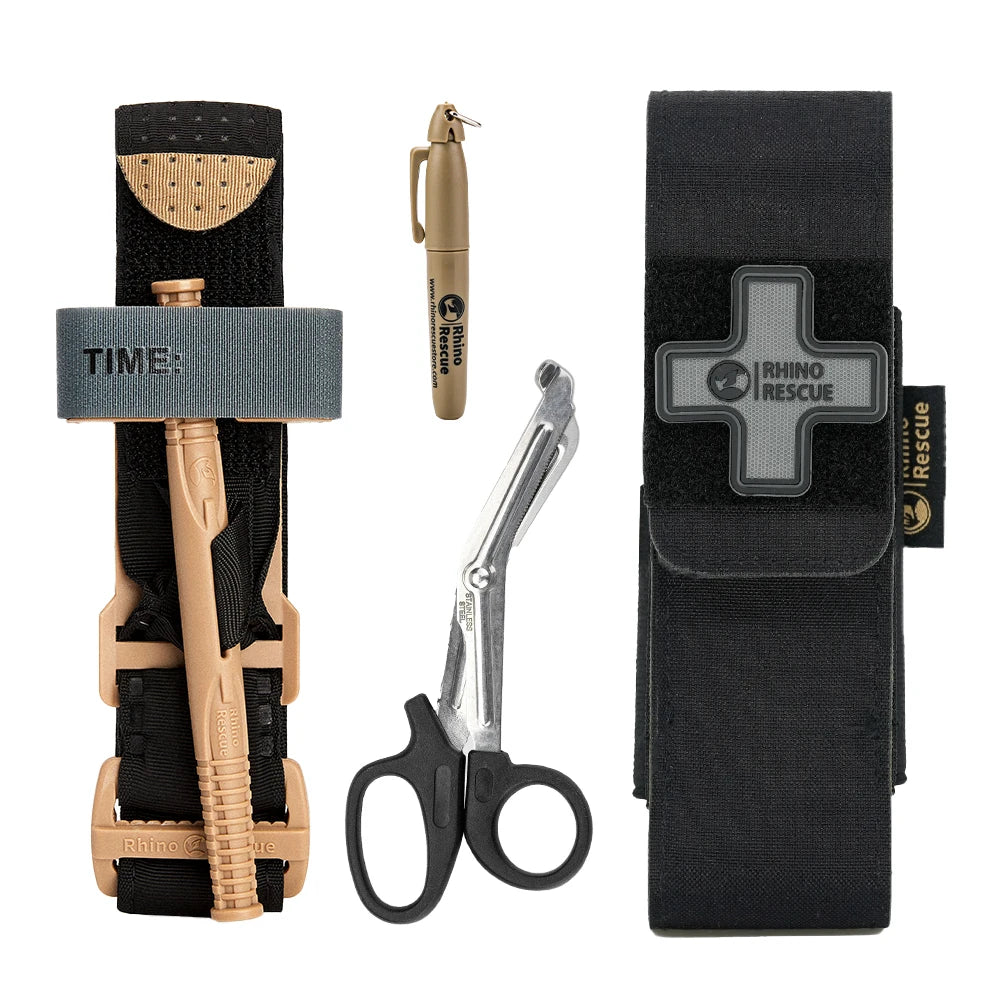 Molle tourniquet pouch trauma shears marker tactical first aid kit - product image