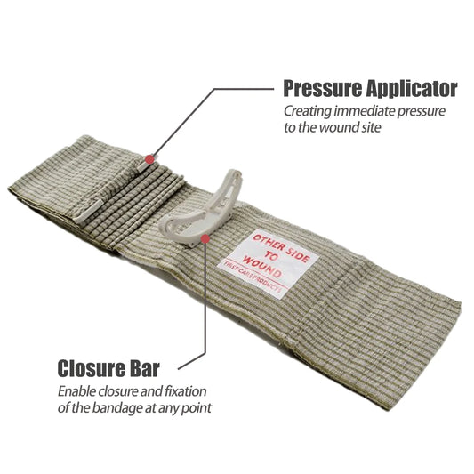 4/6 inch trauma bandage tactical first aid kit sterile 1/2/5 count - product image