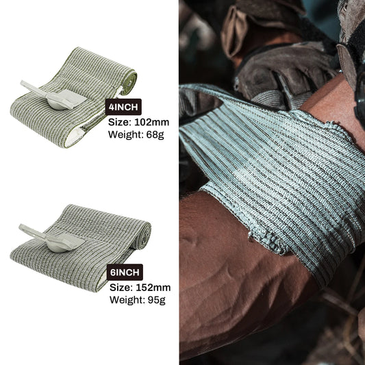 6 inch pressure emergency bandage compression trauma wound dressing 2pcs/5pcs - product image