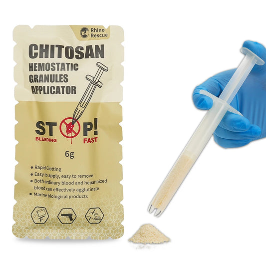 6g chitosan hemostatic granules fast clotting no-residue portable wound care - product image