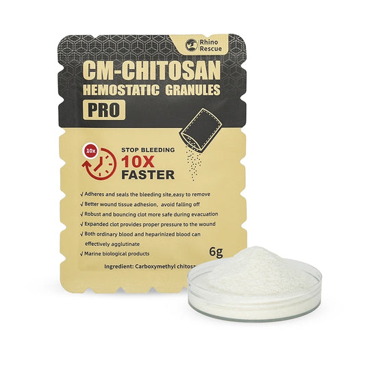 6g chitosan hemostatic granules fast clotting no-residue portable wound care - product image