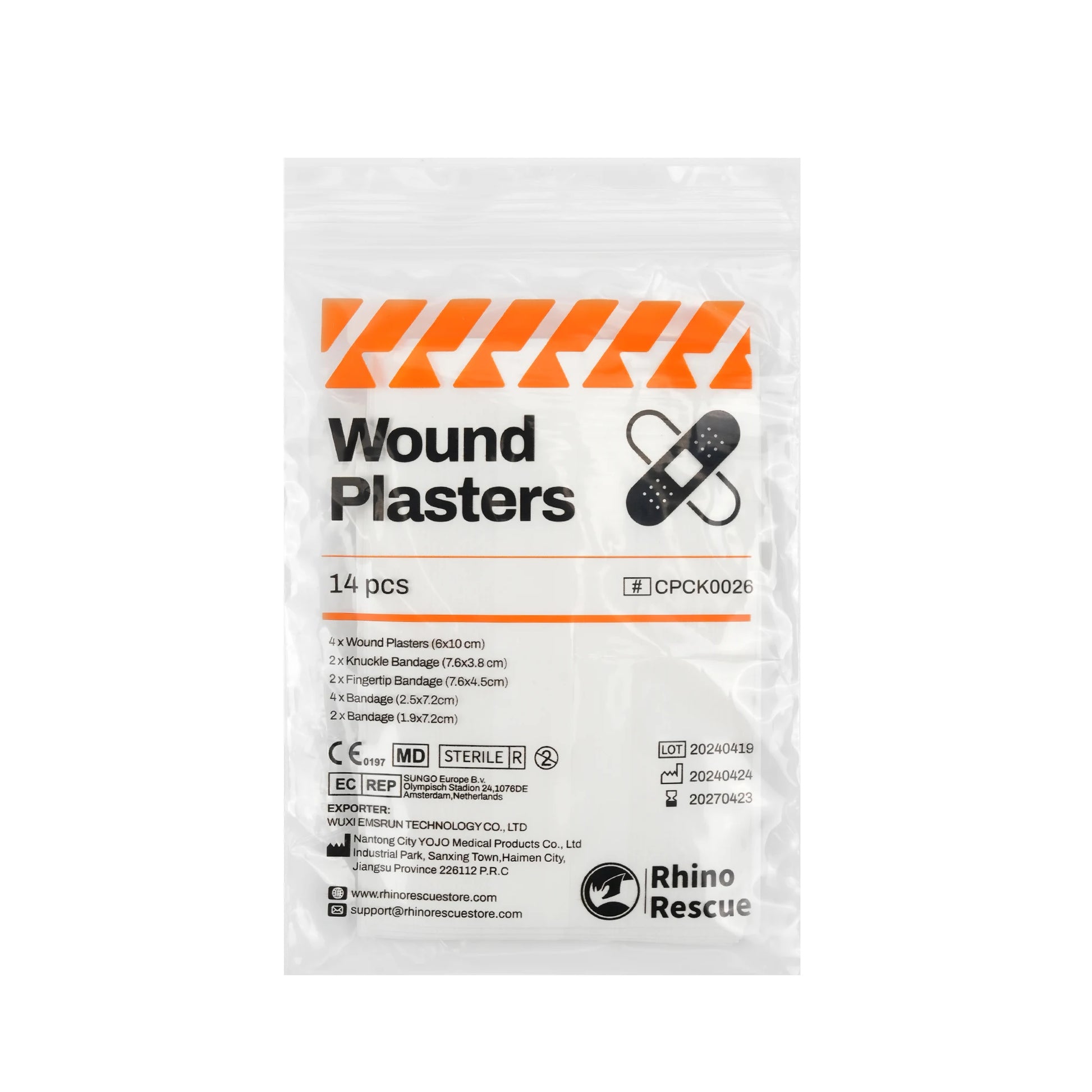 Adhesive bandage assortment multi-size shapes 14pcs flexible sticking plaster - product image