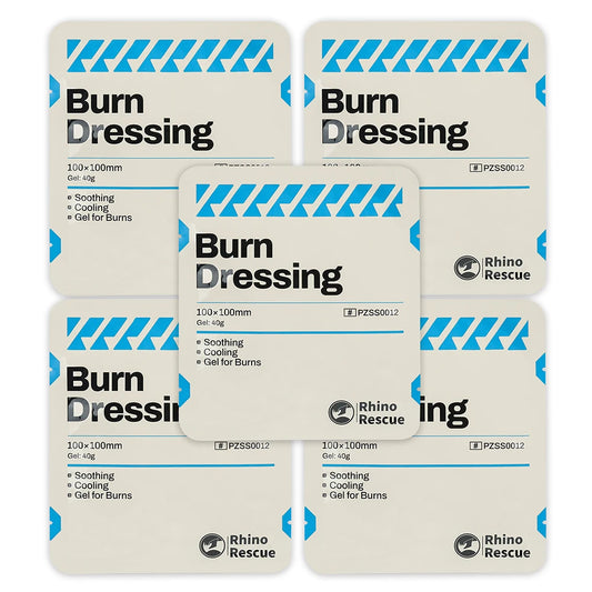 Burn care gel cooling soothing sunburn relief scalds cream 5pcs 100x100mm - product image