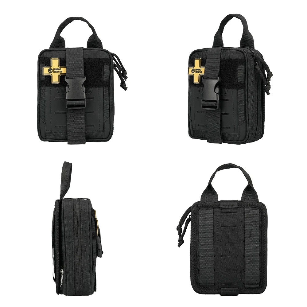 Cms-mini edc emergency tactical pack first aid pockets survival black - product image