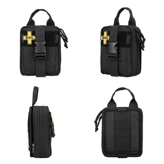 Cms-mini edc emergency tactical pack first aid pockets survival black - product image