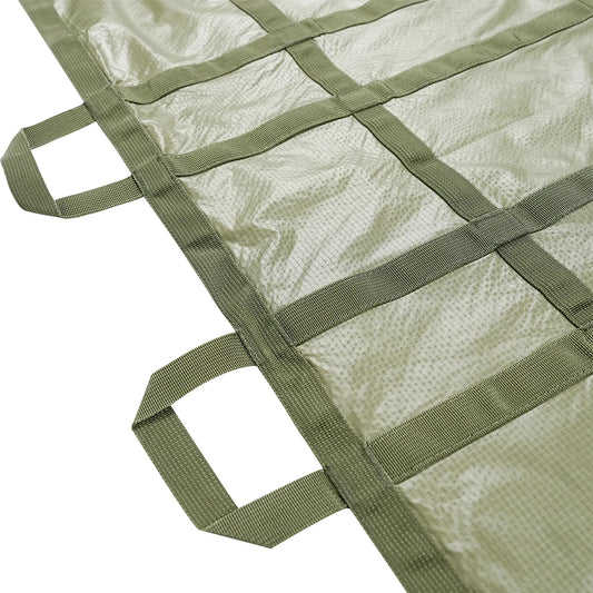 Disposable nylon 230t multi-use litter foldable stretcher 186x68cm 300kg load - product image