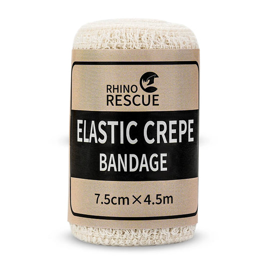 Elastic crepe bandage 7.5cm x 4.5m cotton spandex 6/12pcs - product image