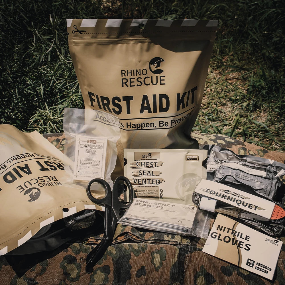 Emergency trauma kit combat tactical ifak 7/10pcs first aid supplies - product image