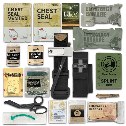 Ifak refill supplies trauma kit combat survival medical kit tactical 10/17pcs - product image