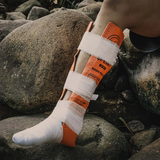 Lightweight reusable aluminum alloy bone fracture medical splint 1/2/4pcs orange/green - product image