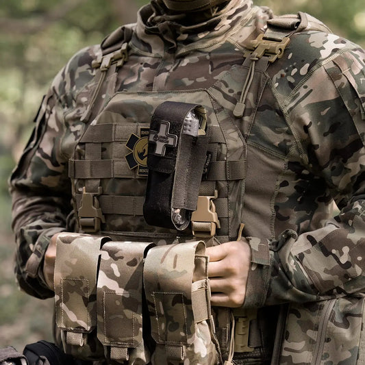 Molle tourniquet pouch trauma shears marker tactical first aid kit - product image
