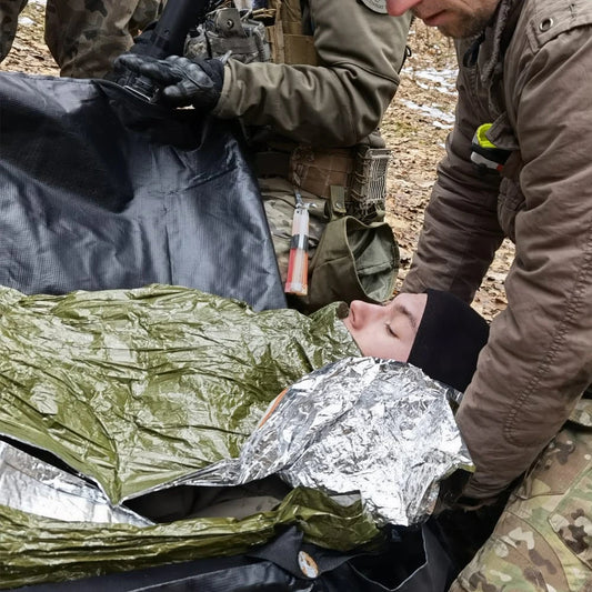 Reflective thermal emergency survival blanket waterproof lightweight 1.6x2.1m - product image