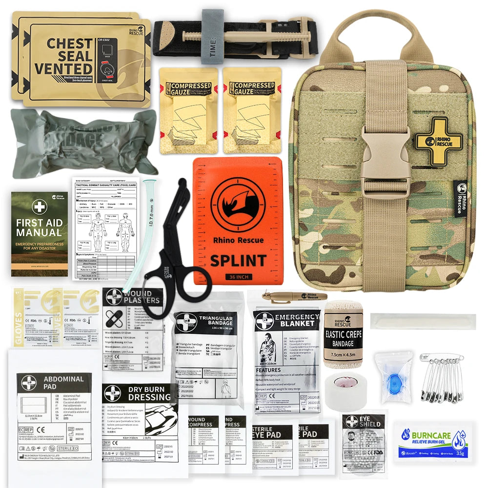 Se ifak trauma first aid kit tactical medical pouch 20x17x10cm polyester 600d - product image
