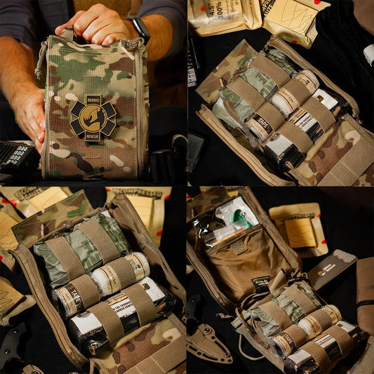 Tactical ifak first aid kit nylon 500d molle system camping hiking fishing - product image
