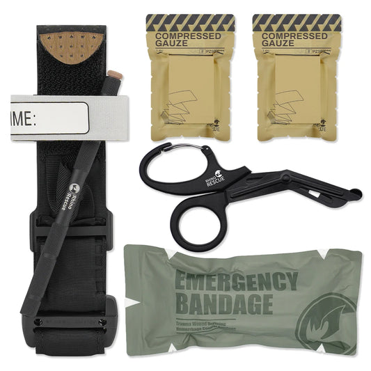 Trauma kit emergency medical tourniquet bandage first aid tactical survival gear - product image