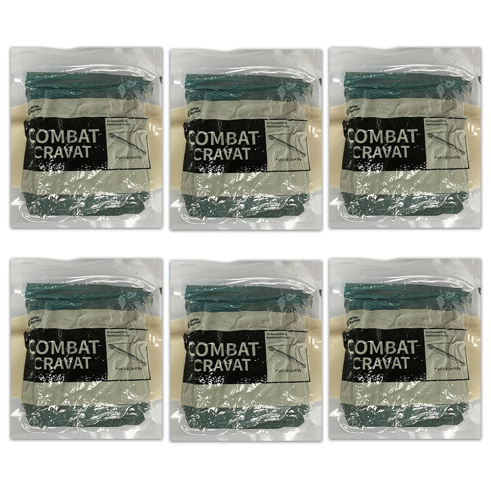 Triangular bandage 53x38x38 inch combat cravat 2/6pcs first aid injury support - product image